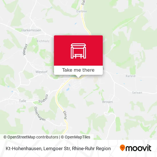 Kt-Hohenhausen, Lemgoer Str map