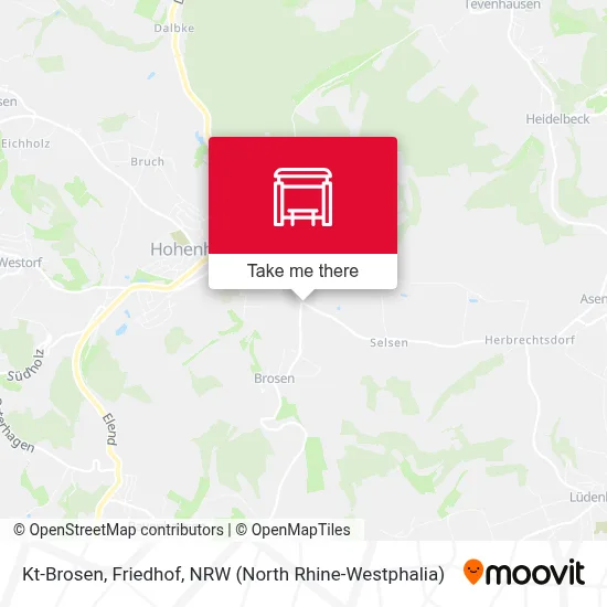 Kt-Brosen, Friedhof map