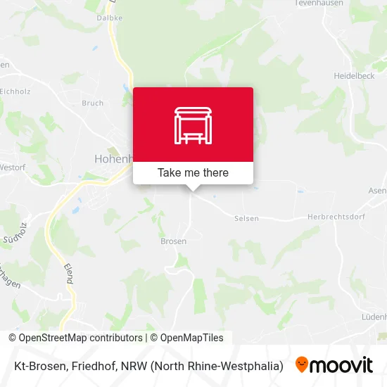 Kt-Brosen, Friedhof map