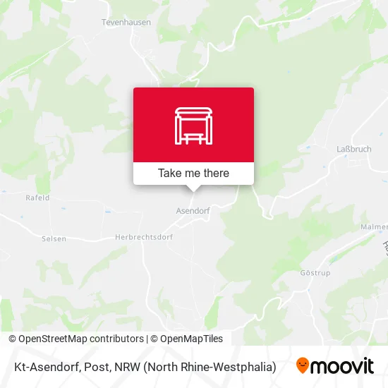 Карта Kt-Asendorf, Post