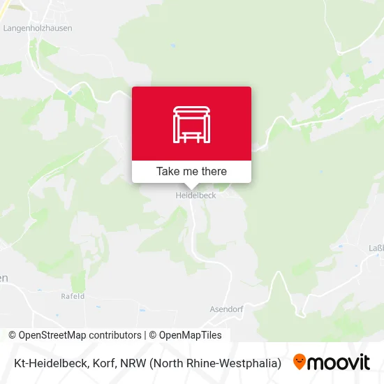 Kt-Heidelbeck, Korf map