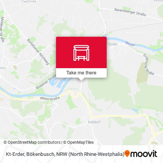 Kt-Erder, Bökenbusch map