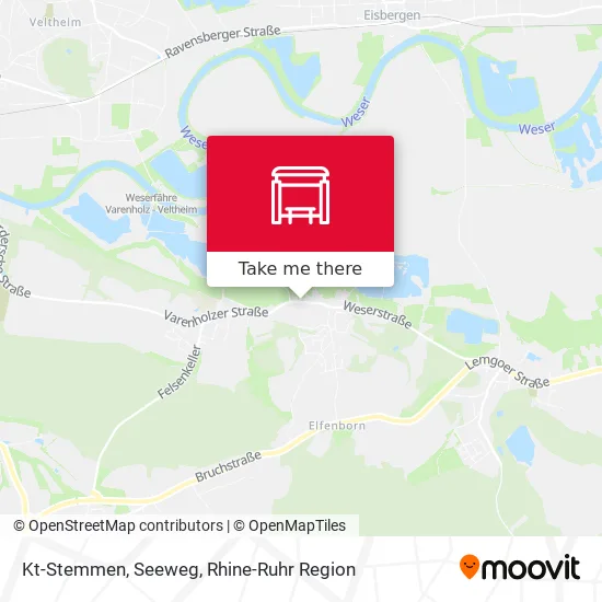 Карта Kt-Stemmen, Seeweg