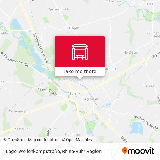 Lage, Wellenkampstraße map