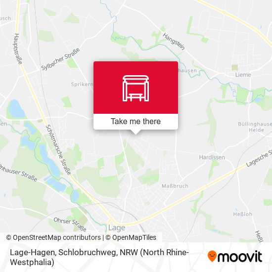 Lage-Hagen, Schlobruchweg map