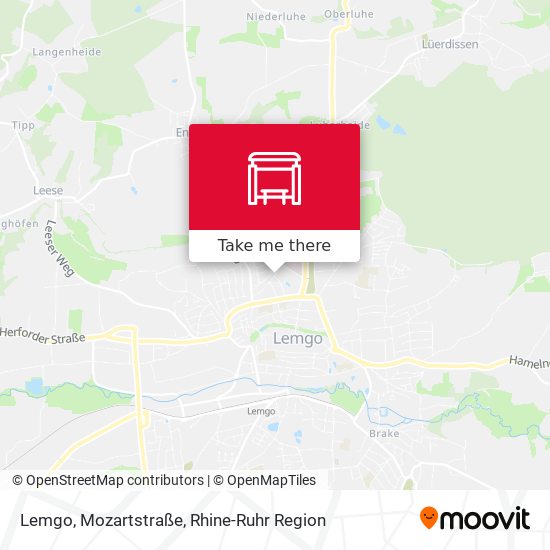 Lemgo, Mozartstraße map