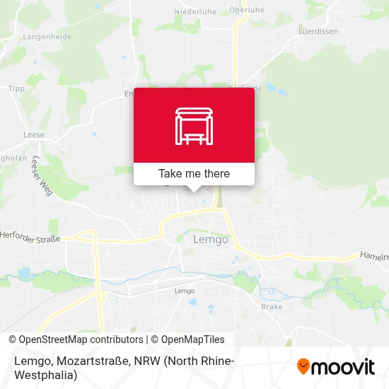 Lemgo, Mozartstraße map