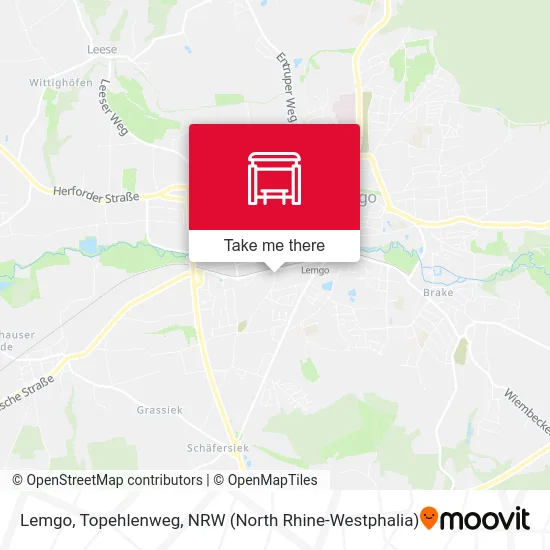 Lemgo, Topehlenweg map