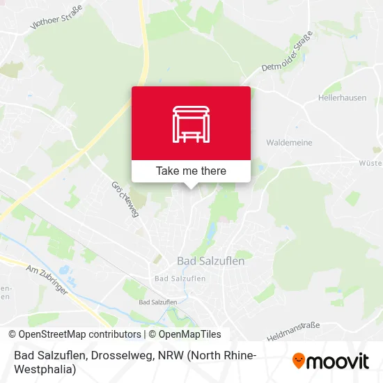 Bad Salzuflen, Drosselweg map