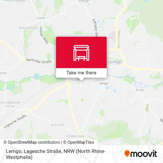 Карта Lemgo, Lagesche Straße