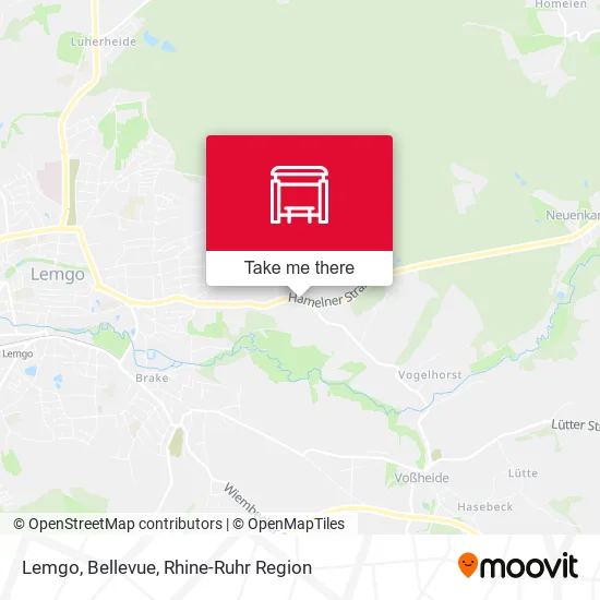 Карта Lemgo, Bellevue