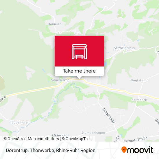 Dörentrup, Thonwerke map