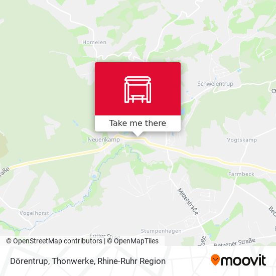 Dörentrup, Thonwerke map