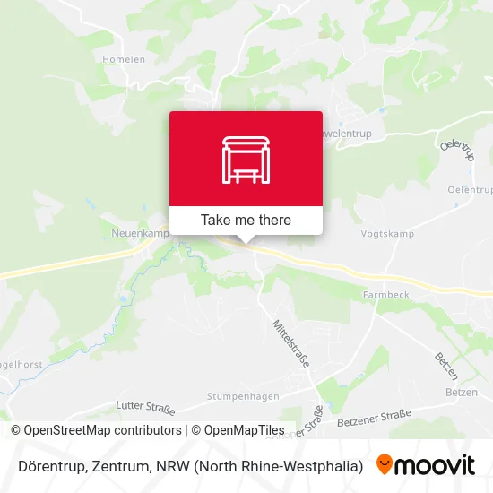 Dörentrup, Zentrum map