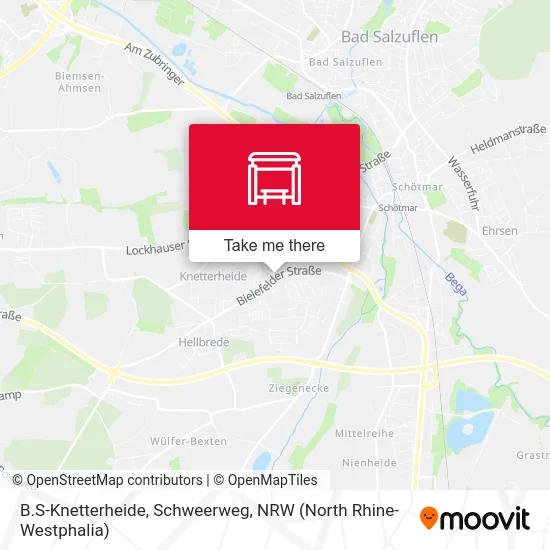 B.S-Knetterheide, Schweerweg map