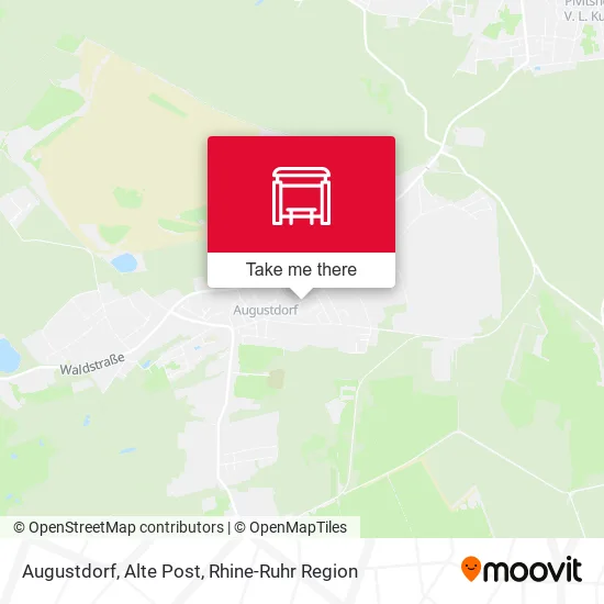 Карта Augustdorf, Alte Post