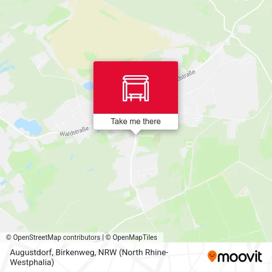 Карта Augustdorf, Birkenweg