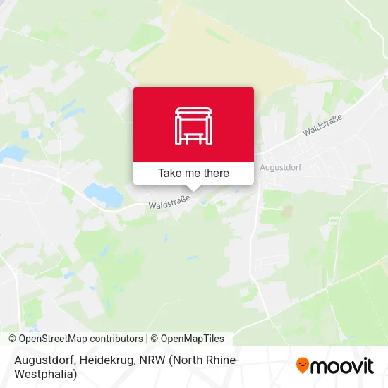 Карта Augustdorf, Heidekrug