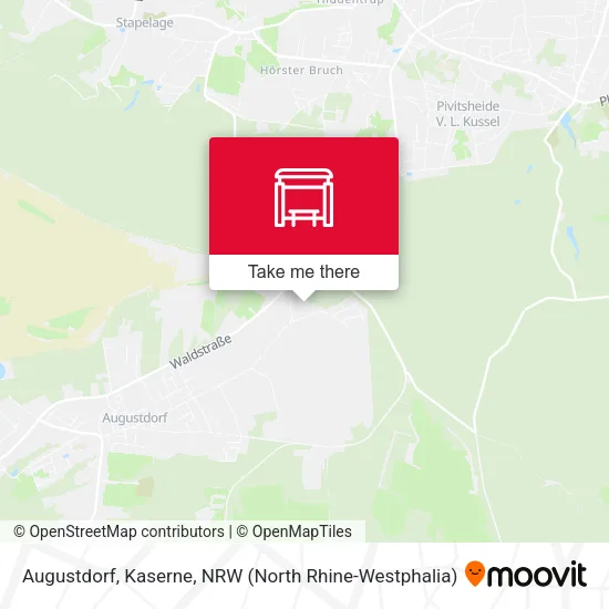 Карта Augustdorf, Kaserne