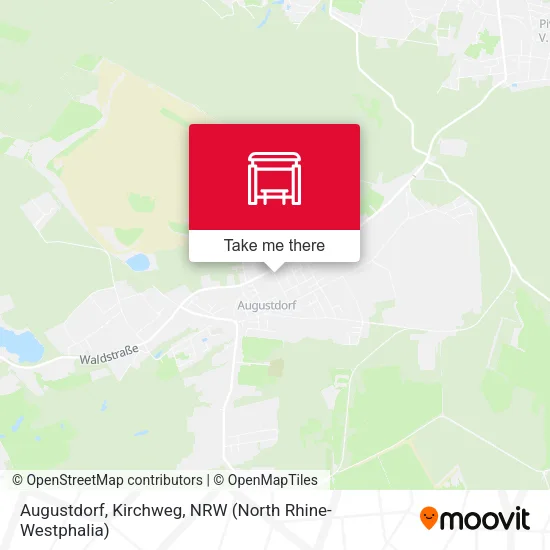 Карта Augustdorf, Kirchweg