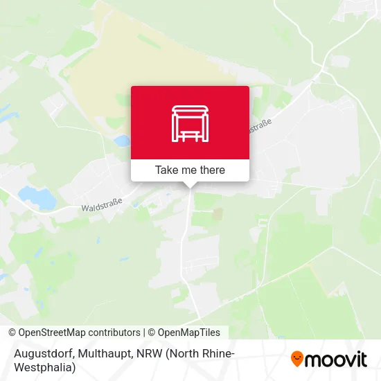 Карта Augustdorf, Multhaupt