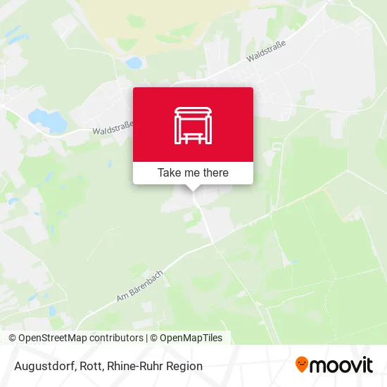 Карта Augustdorf, Rott