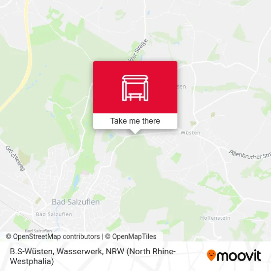 B.S-Wüsten, Wasserwerk map