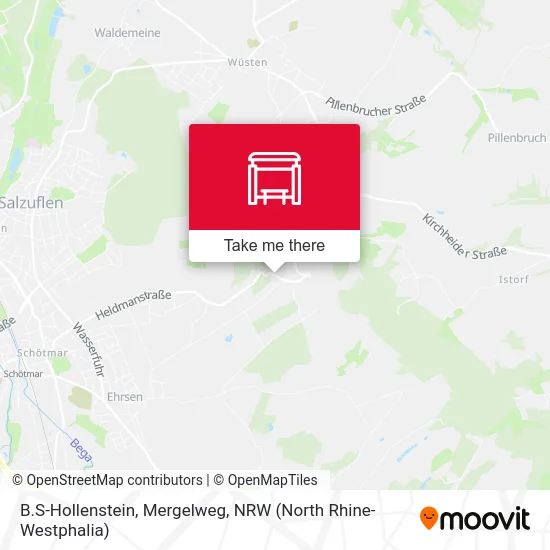 B.S-Hollenstein, Mergelweg map