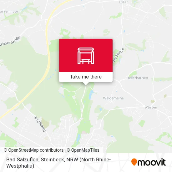 Bad Salzuflen, Steinbeck map