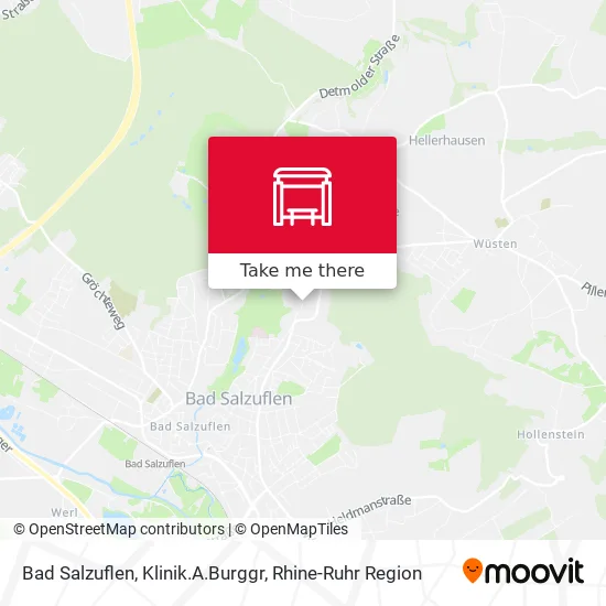 Карта Bad Salzuflen, Klinik.A.Burggr