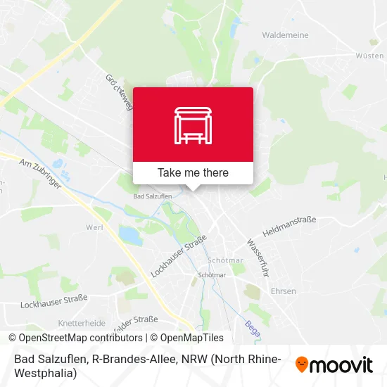 Карта Bad Salzuflen, R-Brandes-Allee