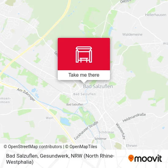 Карта Bad Salzuflen, Gesundwerk