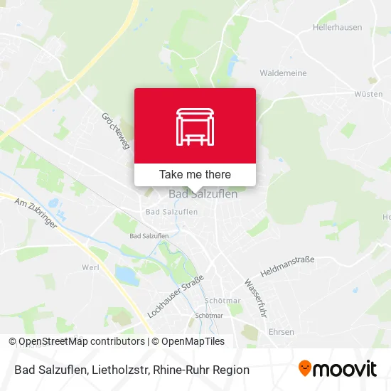 Карта Bad Salzuflen, Lietholzstr