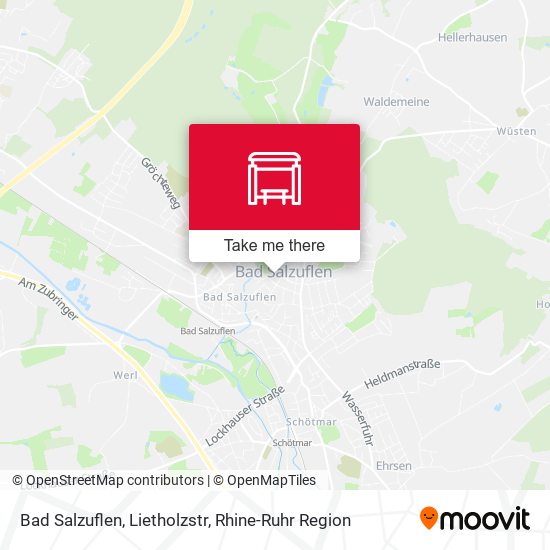 Bad Salzuflen, Lietholzstr map