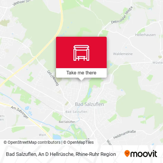 Карта Bad Salzuflen, An D Hellrüsche