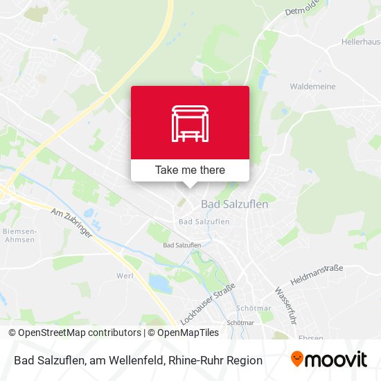 Bad Salzuflen, am Wellenfeld map