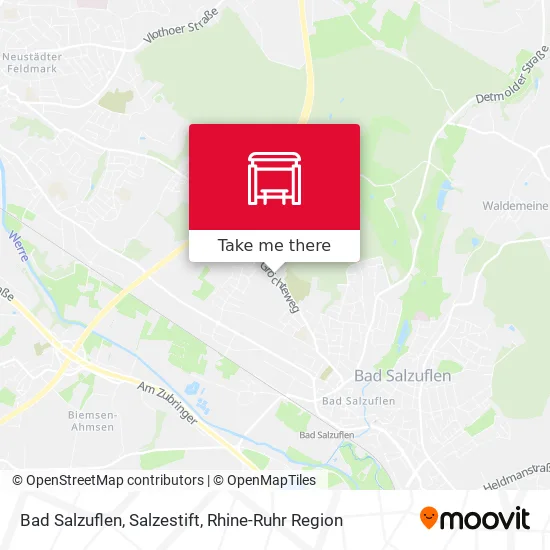 Карта Bad Salzuflen, Salzestift