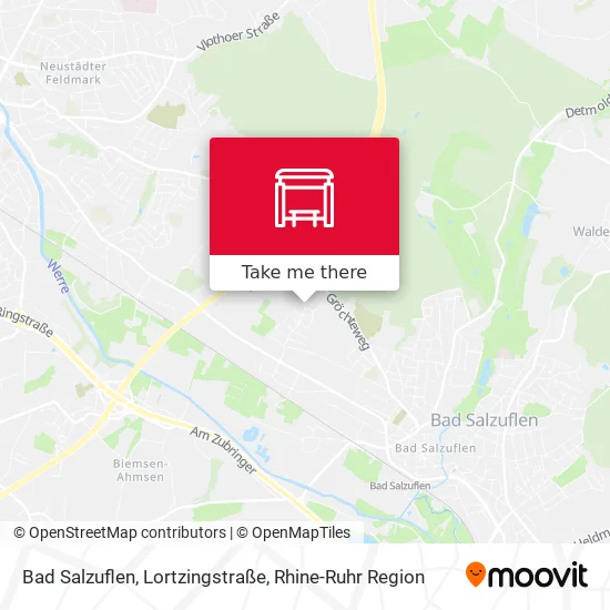 Карта Bad Salzuflen, Lortzingstraße