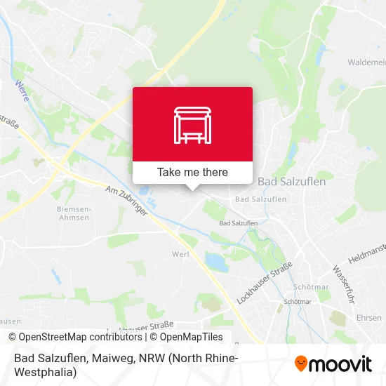 Bad Salzuflen, Maiweg map