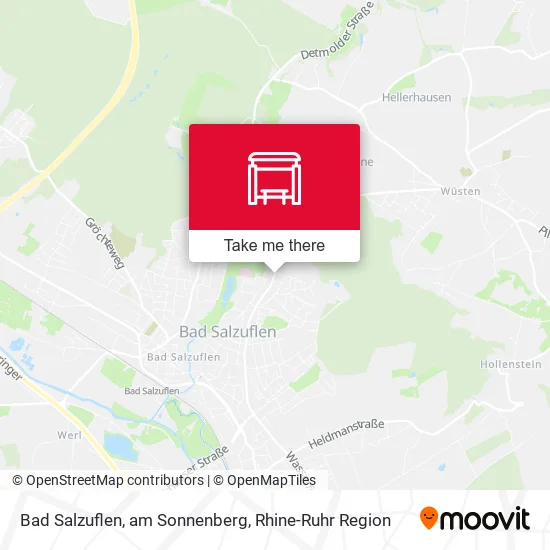 Карта Bad Salzuflen, am Sonnenberg