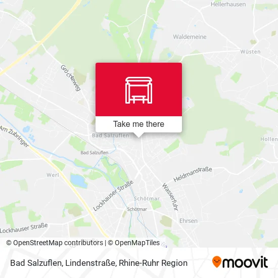 Карта Bad Salzuflen, Lindenstraße