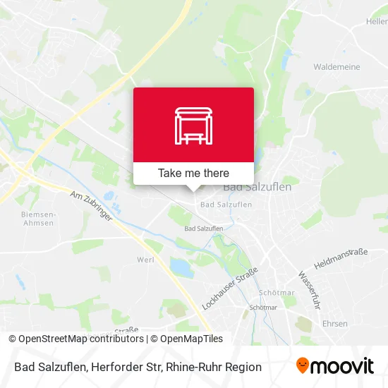 Карта Bad Salzuflen, Herforder Str