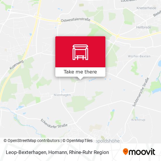 Карта Leop-Bexterhagen, Homann