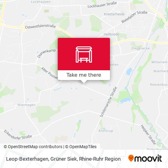 Leop-Bexterhagen, Grüner Siek map