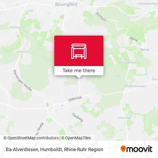 Карта Ba-Alverdissen, Humboldt