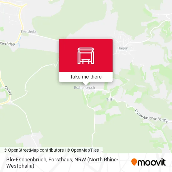 Карта Blo-Eschenbruch, Forsthaus