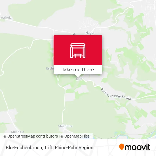 Карта Blo-Eschenbruch, Trift