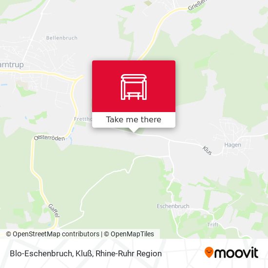 Blo-Eschenbruch, Kluß map