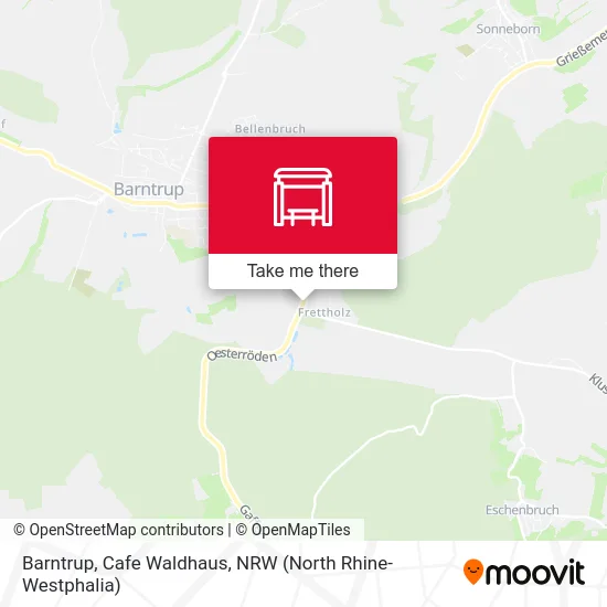 Barntrup, Cafe Waldhaus map