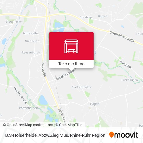 B.S-Hölserheide, Abzw.Zieg'Mus map